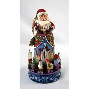 Jim Shore Christmas Is All Around Moveable Figurine #4051543 NIB